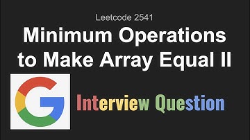 Leetcode 2541: Minimum Operations to Make Array Equal II (Biweekly Contest 96)