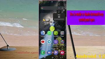 Samsung Galaxy S22 Ultra : How to enable or disable keyboard keep symbol panel open