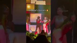 Lil Baby’s dancers twerk on him for “On Me” live in LA