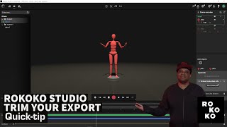 Rokoko Studio Trim Your Timeline to Export Only the Mocap Data You Want