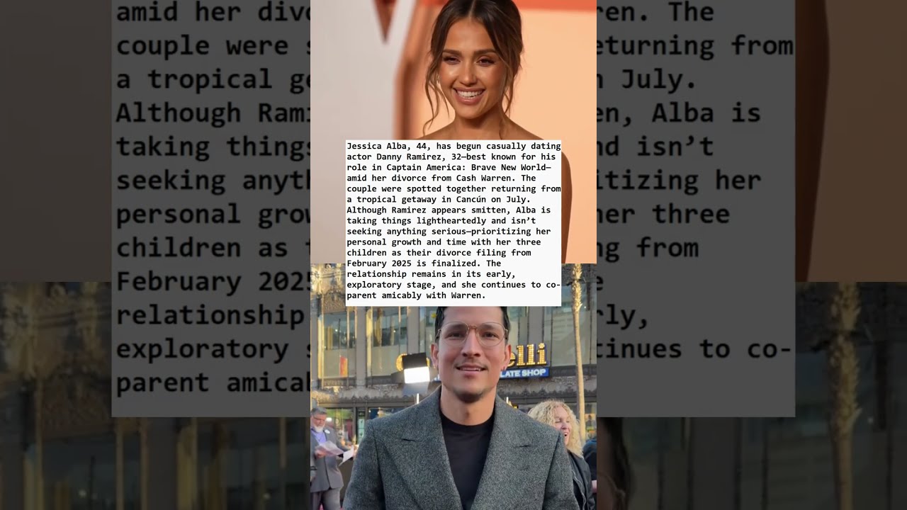 Jessica Alba Sparks New Romance With Danny Ramirez Amid Divorce From Cash Warren