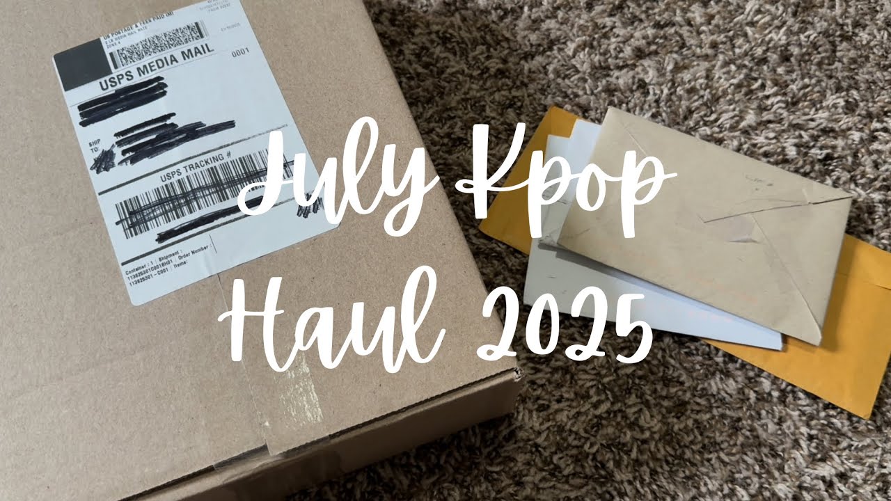 July Kpop Haul 2025