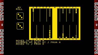 Gammon - [ 1979 - Commodore Pet - Gameplay ]