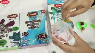 Easy to Hard DIY Slime 🔥 | Level 1–3 Slime Fun , #diyslime #slimetime #slimeasmr #rabbitstationery