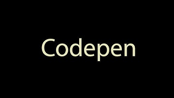 Codepen.io - размещаем свои frontend проекты