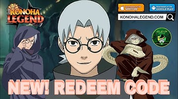 Konoha Legend - Ninja AFK mobile New Redeem Code 🎁 TOP Naruto Game Android/iOS