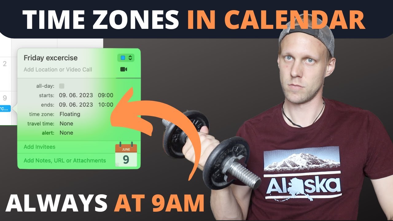 Use Time Zones in Calendar on Mac Automatically change the events