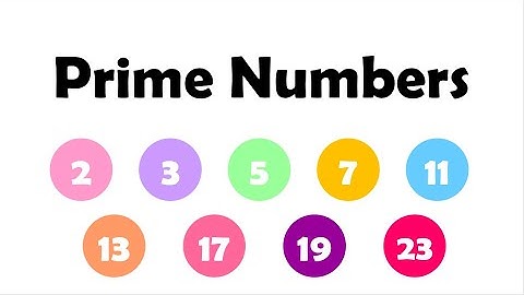Prime numbers | Mathematics Primtall Primzahlen Matematikk Matematik