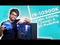 Intel i9-10900K Computer for Premiere Pro, DaVinci Resolve, Photoshop, 3D Modeling and After Effects