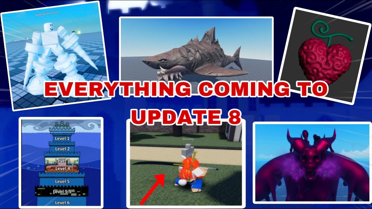 Roblox, GPO, Update 8 Grand Piece Online, Fruit and items