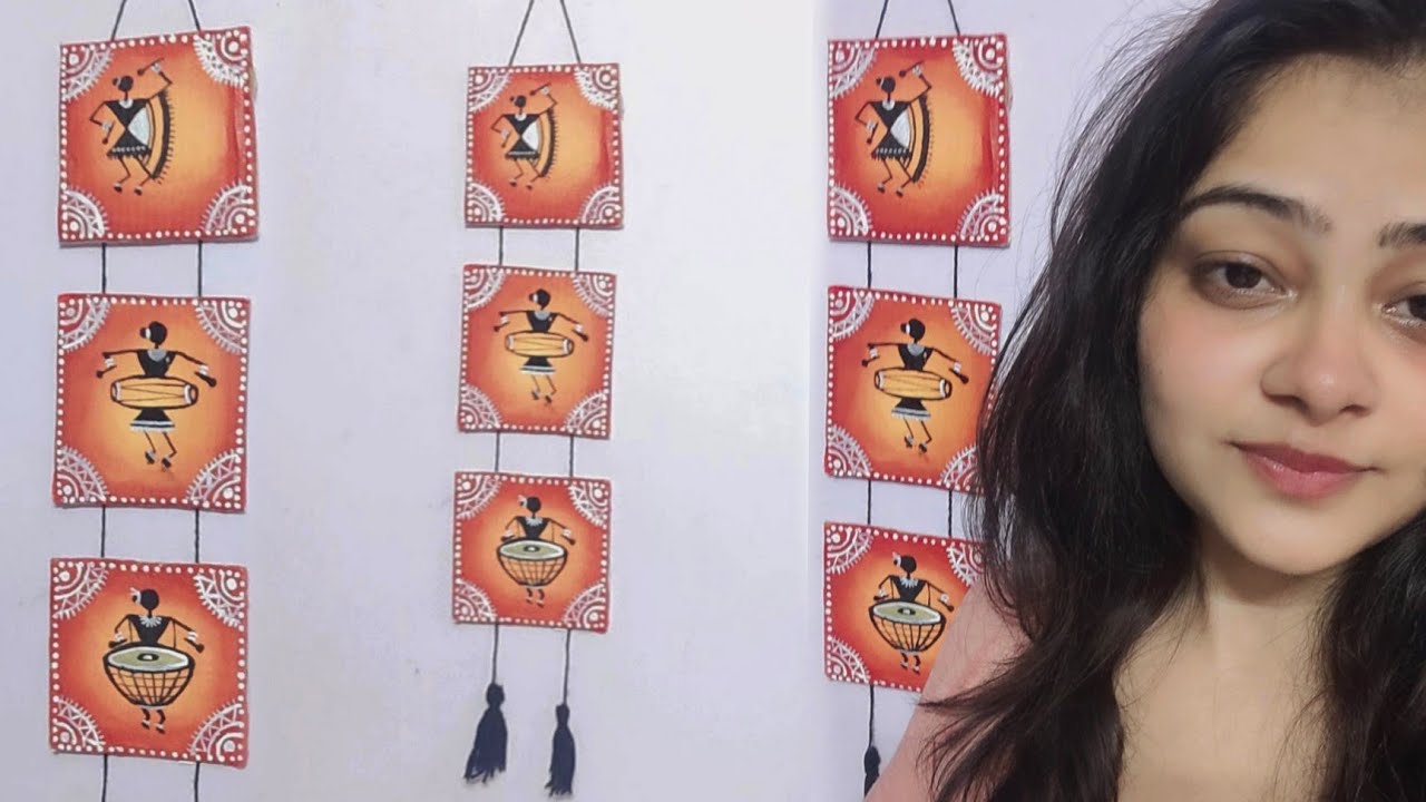 Cardboard Wall Hanging Idea Warli Art Wall Hanging Warli paintings