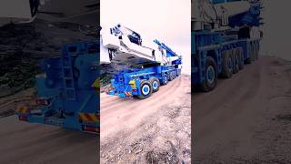 zoomlion biggest Mobile Cranes |lifting wind turbine on Mountain |Heavy Equipments #shorts #viral