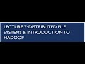 Y3_S2 | IT3080 | DS&A | lecture 10 | Hadoop (part 1) #sliit #lecture #ds&a #hadoop