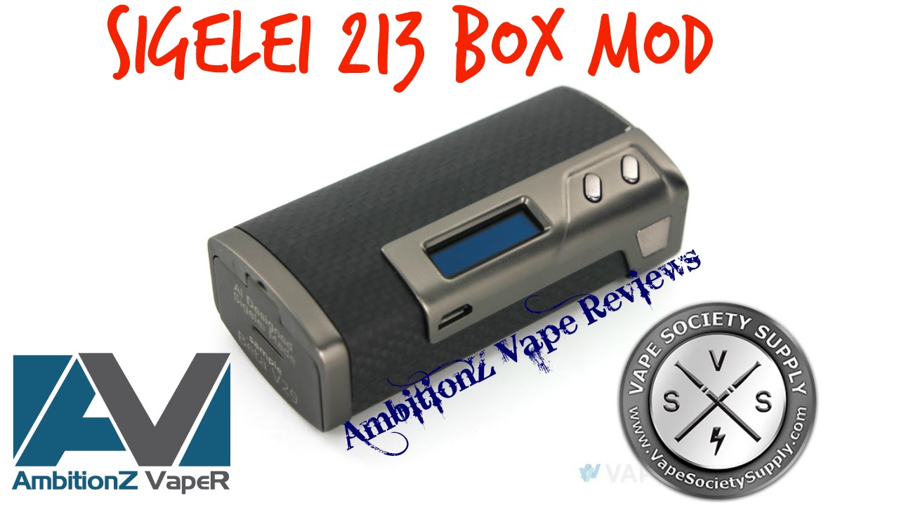 Sigelei 213 Box Mod Review | Smallest Dual 18650 Box Mod with a Punch!