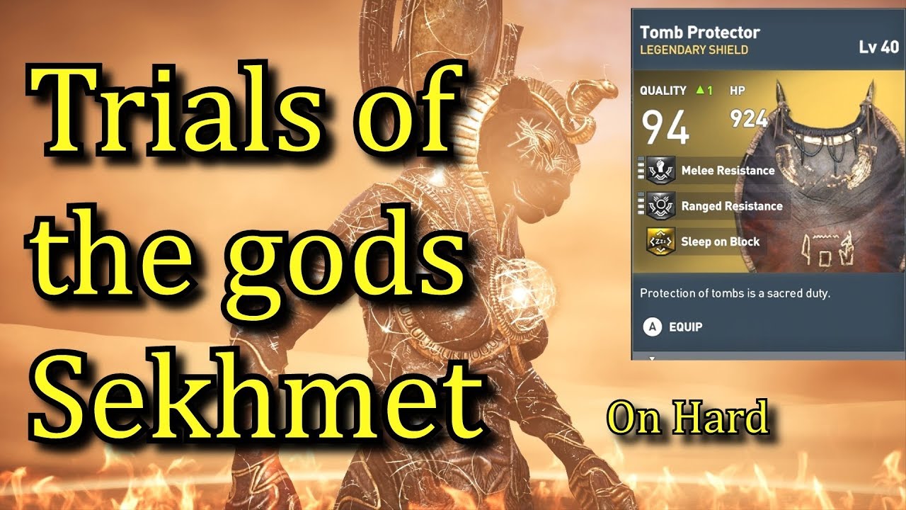 Assassins Creed Origins Trials of the gods Sekhmet ( on hard )