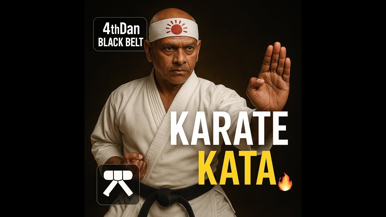 4th Dan Black Belt Shows Stationary Karate Kata | Bryant | Ketsugo & Yoga Master