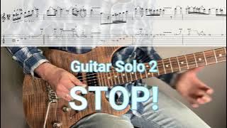 Joe Bonamassa - STOP! - Second Guitar Solo - TAB's & Slow Playing (Patreon)