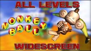 Monkey Ball Arcade - All Levels in Widescreen (1080p 60fps)