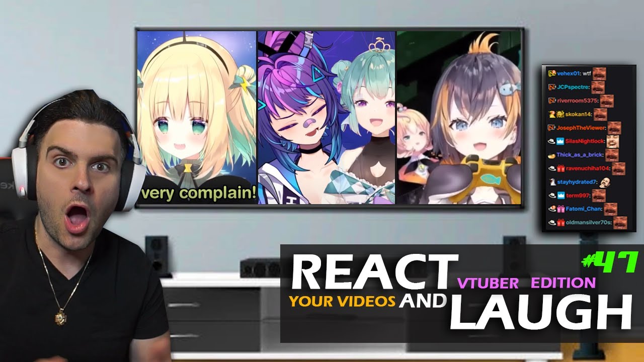 Реакция и смех над клипами VTUBER, которые ВЫ отправили #47