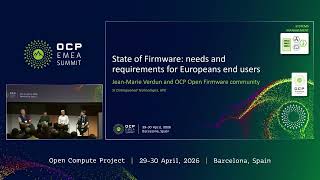 State of firmware: Needs and requirements for Europeans end users