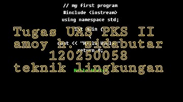 TUGAS UAS PKS II 2020/2021