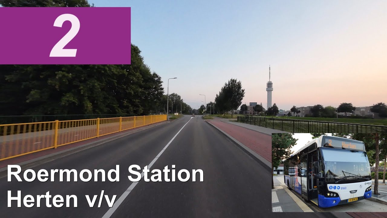 Arriva lijn 2: Roermond Station - Herten v/v | Arriva Limburg | Arriva 9160 | 2024