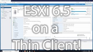 HP T620 Thin Client - Running VMware ESXi!