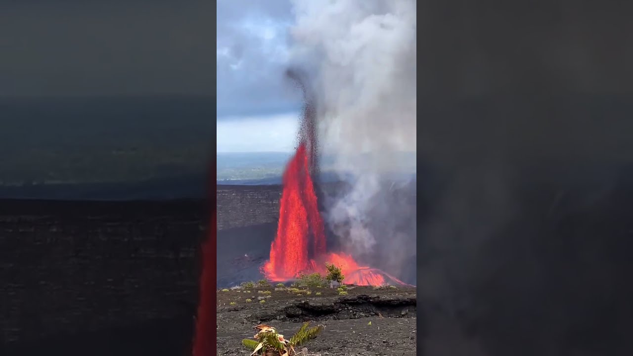 You Ve NEVER Seen Lava Like This Kilauea S Fountain Covers Over 1000 Ft Mother Nature 