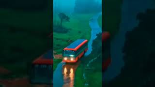 Karnataka Monsoon Aesthetic 🌧️ | Western Ghats & KSRTC TravelKarnatakaTourism #MonsoonVibes #Western