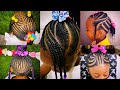 Black ♥️ Girl Kids Hairstyles; Long Braided Hair With Extension For Girls | 2023 Compilation