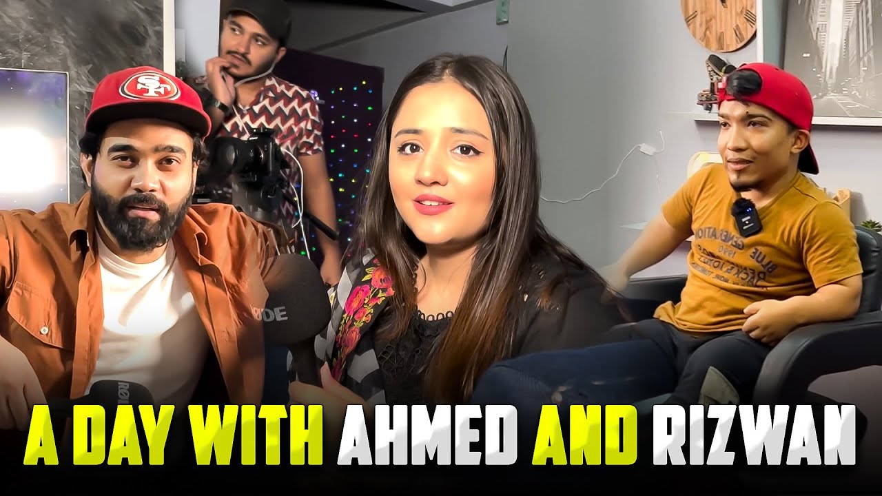 Ahmed Or Rizwan K Sath Podcast Shoot 😍 | BTS of Podcast | 