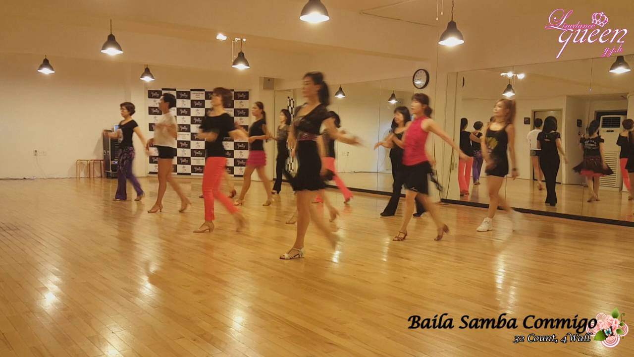 Танцуй самбу со мной, линейный танец