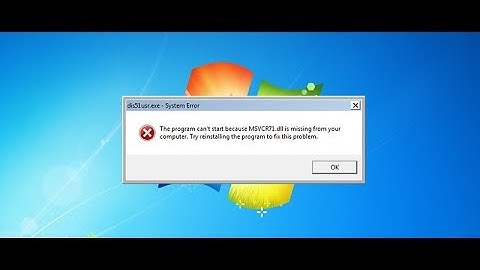 How to Remove Any DLL file error in pc HD