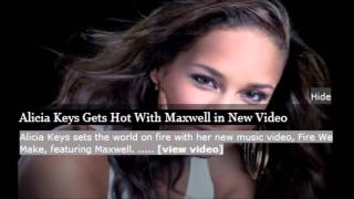 Alicia Keys Hot New Video - Fire We Make