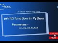Python print function-hello world program for beginners