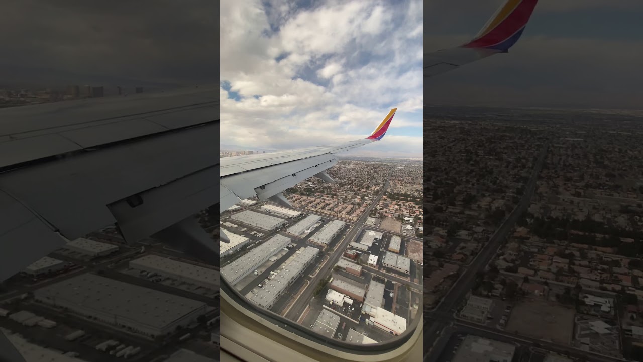 Landing Las Vegas from Houston - YouTube