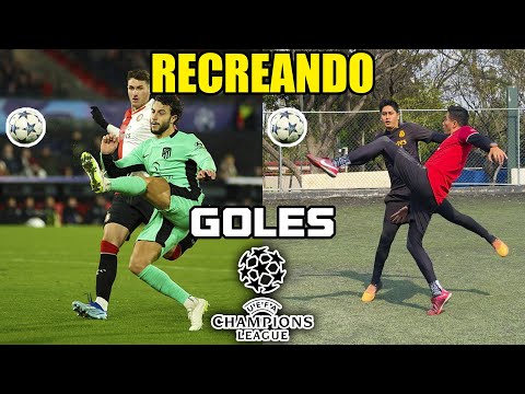 RECREATING the BEST GOALS of the 2023 CHAMPIONS LEAGUE for $10,000 🥅⚽️ EPIC CHALLENGES 😱