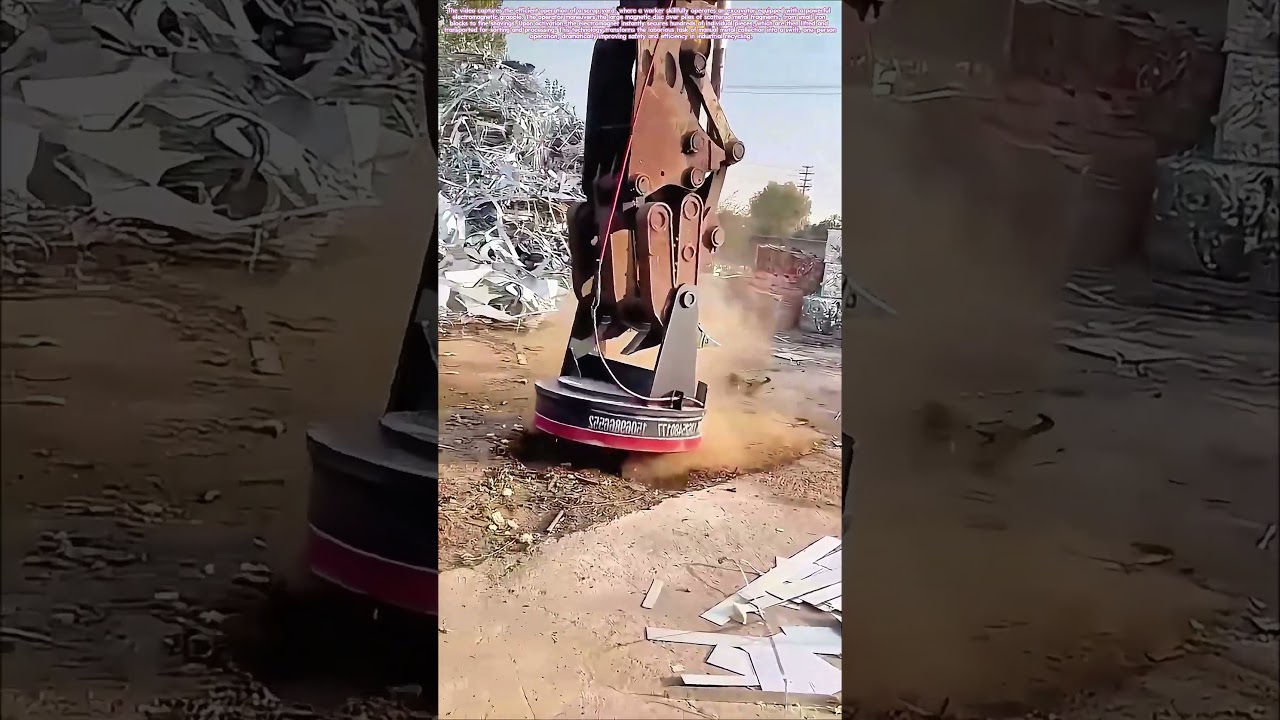 Magnetic Reclamation: Harvesting Scattered Steel with Controlled Force