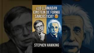 ¿Lo llamaban Einstein de forma sarcástica? 🤯 #StephenHawking#StephenHawking #Ciencia #Astronomia