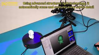 Structured light 3D scanner with high precision at 0.02mm Model:XX3D-SM01