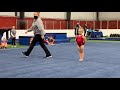 Inspirational heartland gymnastics coach and gymnast duo