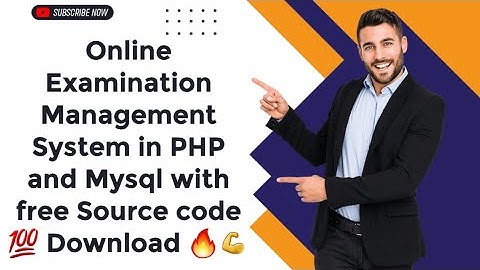 Online Examination Management System in PHP and Mysql with free Source code 💯 Download 🔥💪