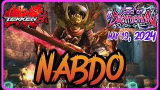 Tekken 8 ▰ (Nabdo) YOSHIMITSU Tekken 8 God DESTRUCTION Ranked Matches MAY 19, 2024 replays