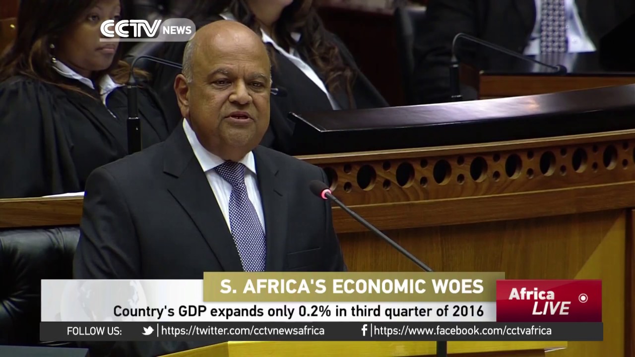 South Africa's GDP expands only 0.2% in third quarter of 2016