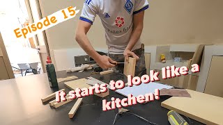 It's starting to look like a kitchen | Episode 15 of our Malta townhouse renovation