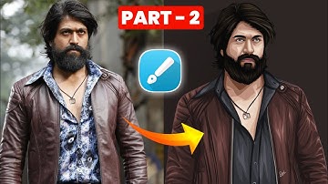 Vector Art Tutorial ft. KGF  |  PART - 2  |  Dev EditZ