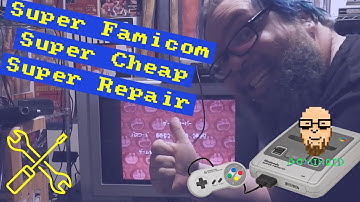 Cheap and Simple Super Famicom (SNES) Refurbishment. Retrobright (with BBlonde) and No Power Repair