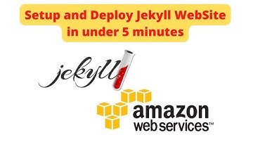 Setup and Deploy Jekyll Website on AWS in under 5 minutes