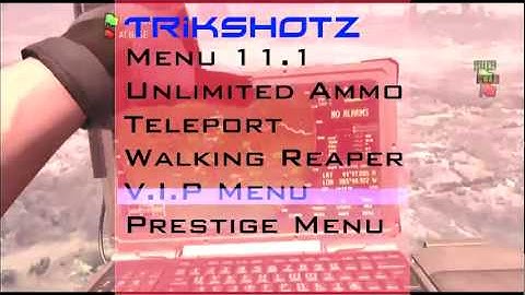 TRIKSHOTZ MOD MENU MW3