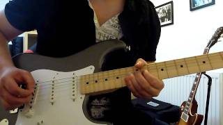 Eric Clapton - I Shot The Sheriff Solo Cover (Eric Clapton Custom Shop Strat) chords